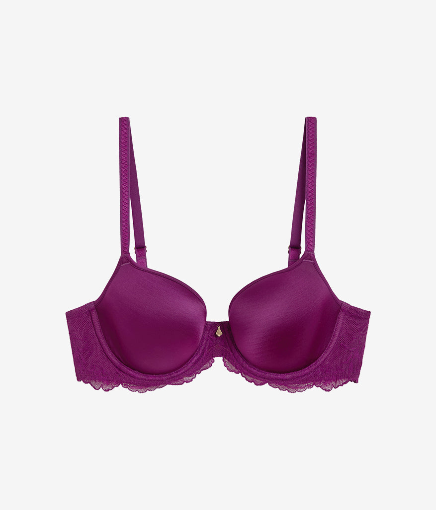 Vivid Attraction T-Shirt Bra - Dark Purple | Wacoal Trending