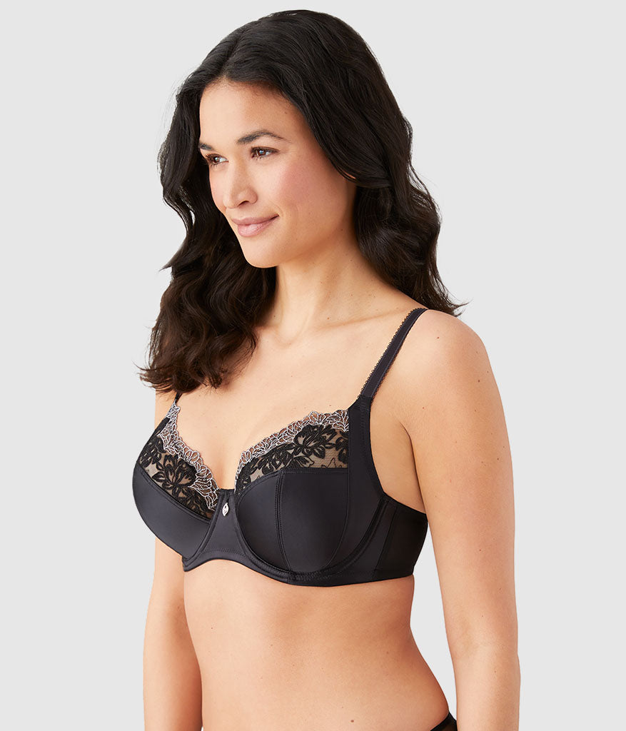 Side Note Underwire Bra - Black | Wacoal Popular