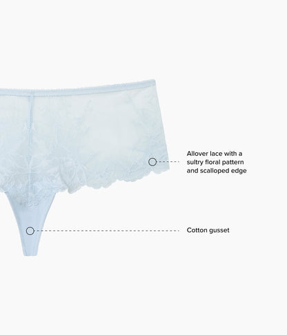 Vivid Attraction Tanga - Soft Sky | Wacoal Best Seller