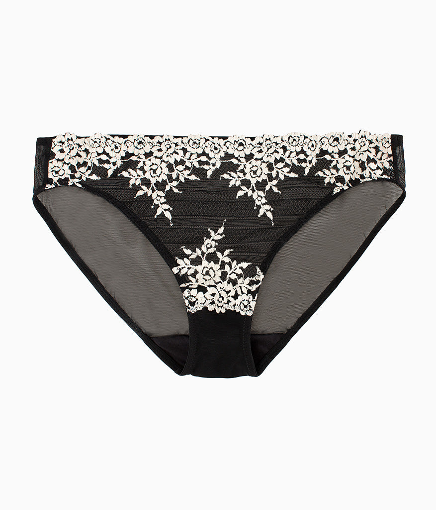 Embrace Lace® Bikini - Black | Wacoal Classic