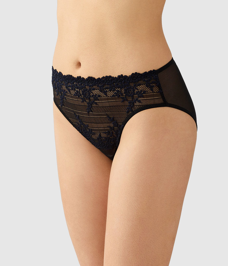 Embrace Lace® Hi-Cut - Black/Night Sky | Wacoal Best Price