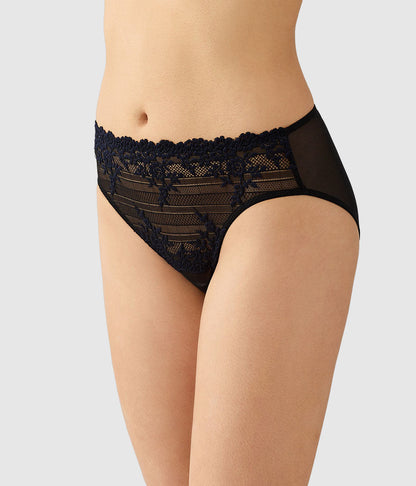 Embrace Lace® Hi-Cut - Black/Night Sky | Wacoal Best Price