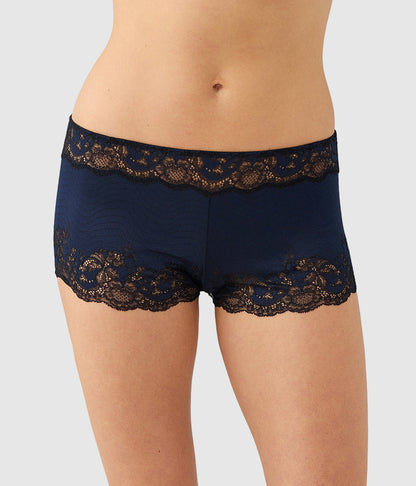 Modern Affair Boyshort - Night Sky/Black | Wacoal Featured