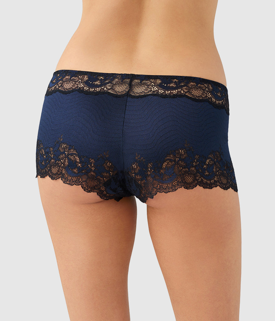 Modern Affair Boyshort - Night Sky/Black | Wacoal Featured