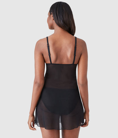 Instant Icon® Chemise - Black/Eclipse | Wacoal Top Pick