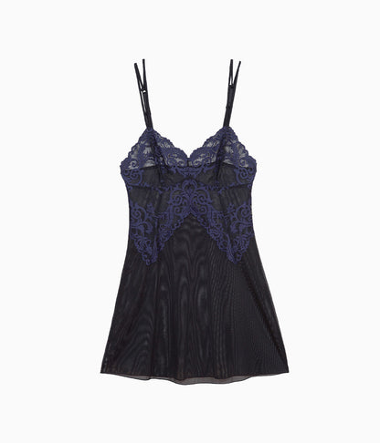 Instant Icon® Chemise - Black/Eclipse | Wacoal Top Pick