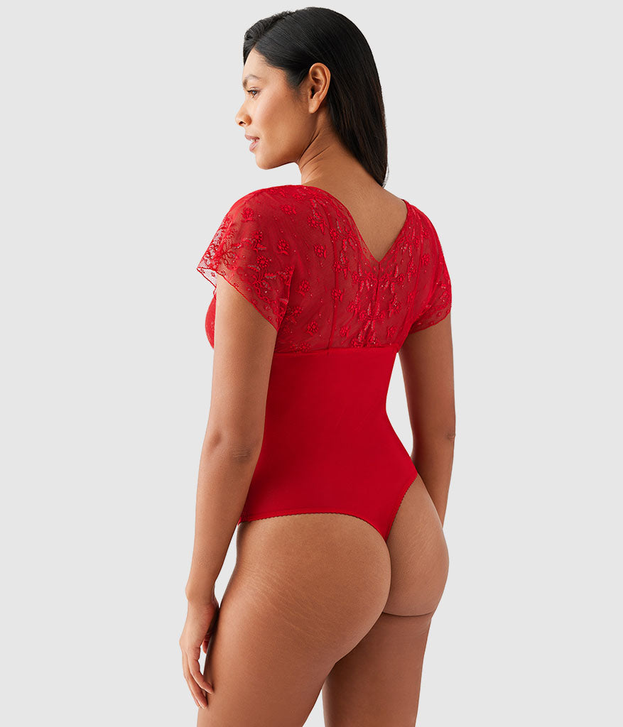 Lifted In Luxury Bodysuit - Equestrian Red | Wacoal Recommended