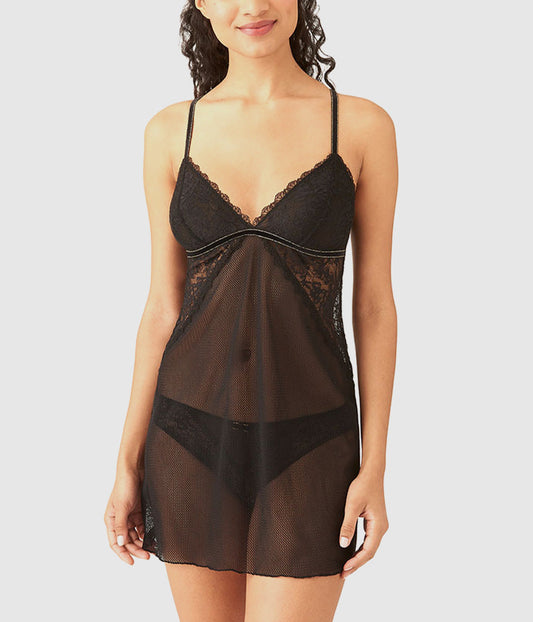 Lace Encounter Chemise - Night | Wacoal Quality