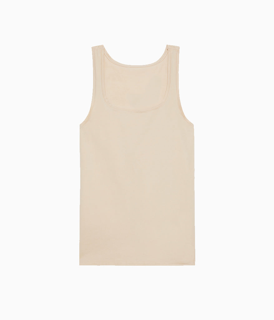 Understated Cotton Tank - Sand | Wacoal Trusted