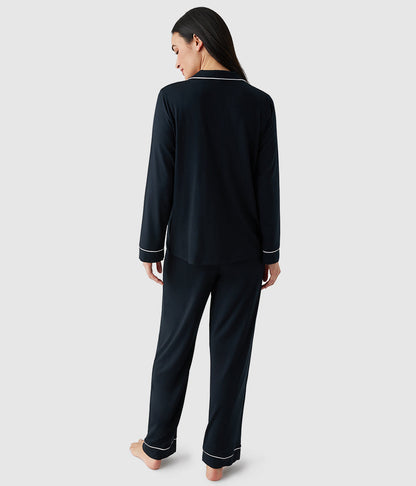 Lease to Lounge Pajama Set - Black | Wacoal Signature