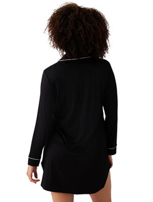 Lease to Lounge Sleepshirt - Black | Wacoal Deals