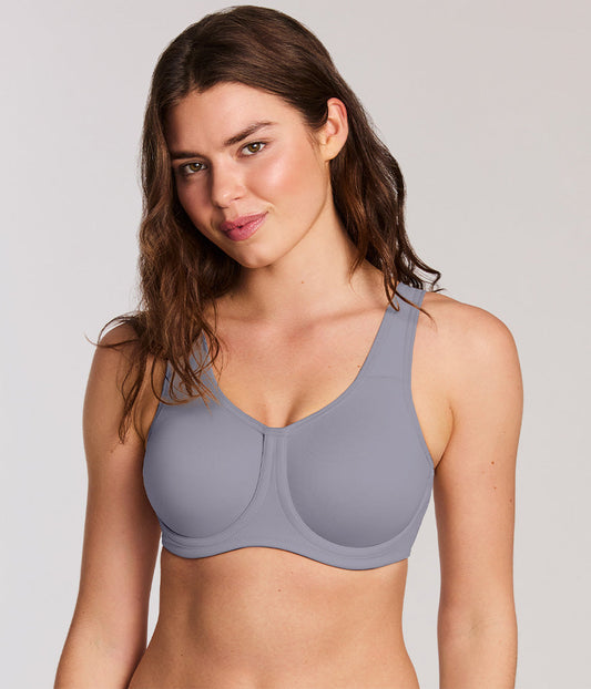 Simone Sport Underwire Bra - Dapple Gray | Wacoal Trending