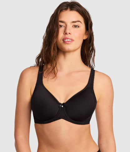 Retro Chic Underwire T-Shirt Bra - Black | Wacoal Sale