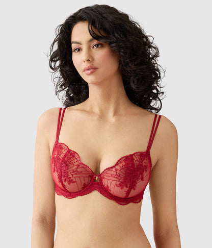 Midnight Soiree Underwire Bra - Regina Red | Wacoal Classic