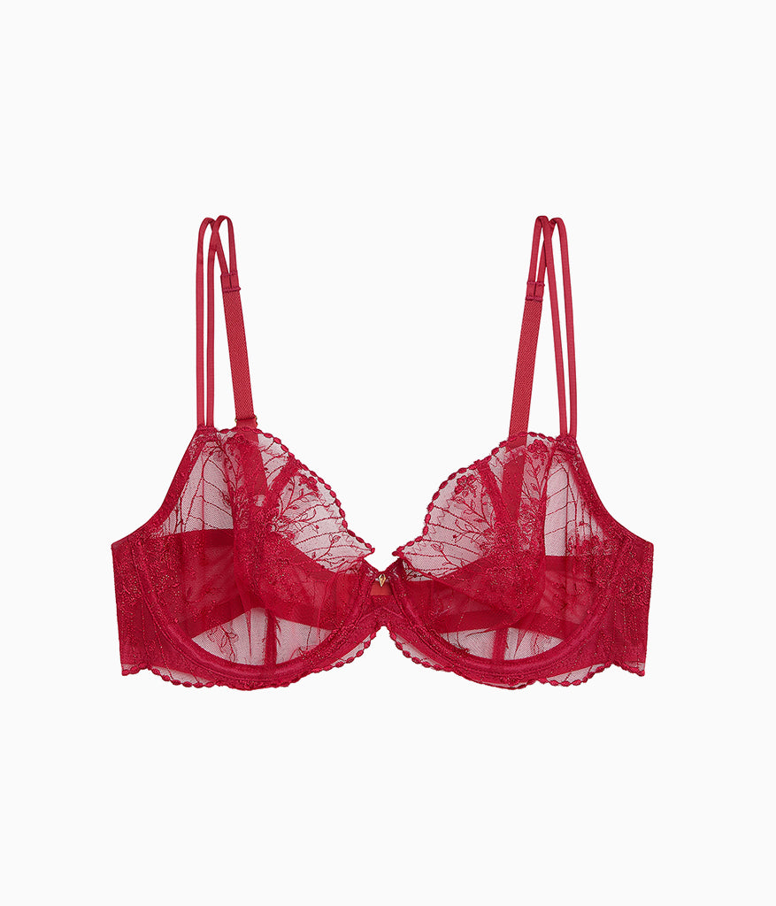 Midnight Soiree Underwire Bra - Regina Red | Wacoal Classic