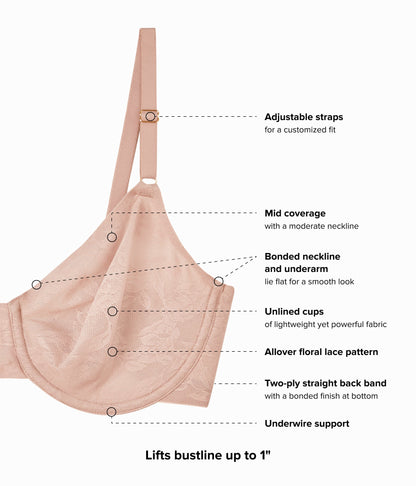 High Profile™ Underwire Bra - Roebuck | Wacoal Exclusive