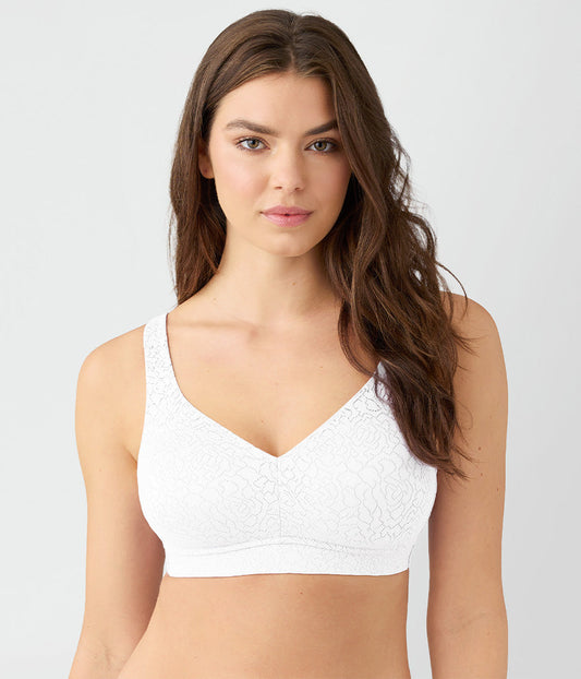 Inside Job™ Wire Free Bra - White | Wacoal Best Price