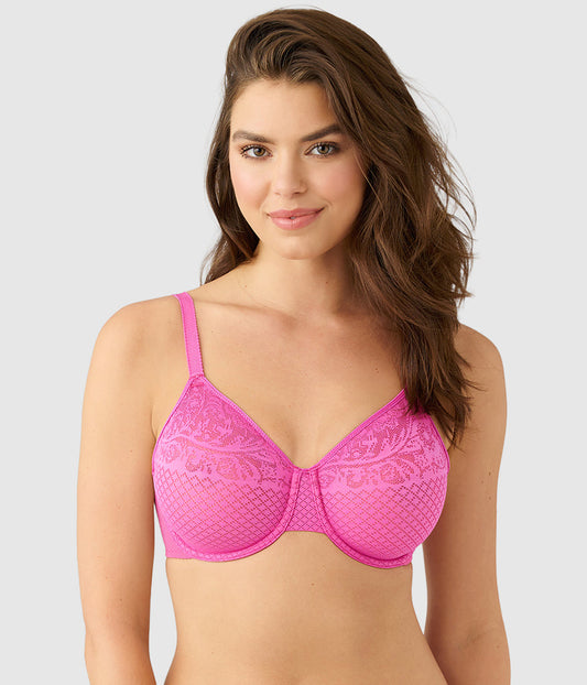 Visual Effects Minimizer Bra - Wild Azalea | Wacoal Value