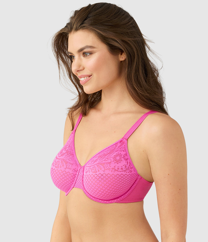 Visual Effects Minimizer Bra - Wild Azalea | Wacoal Value