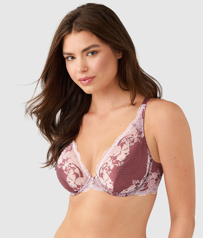 Modern Affair Plunge Underwire Bra - Rose Brown/Cradle Pink | Wacoal Sale