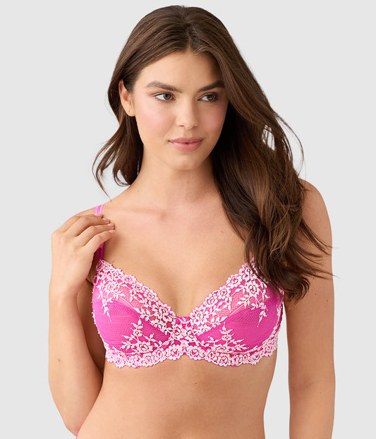 Embrace Lace® Underwire Bra - Wild Azalea/Cradle Pink | Wacoal Essential