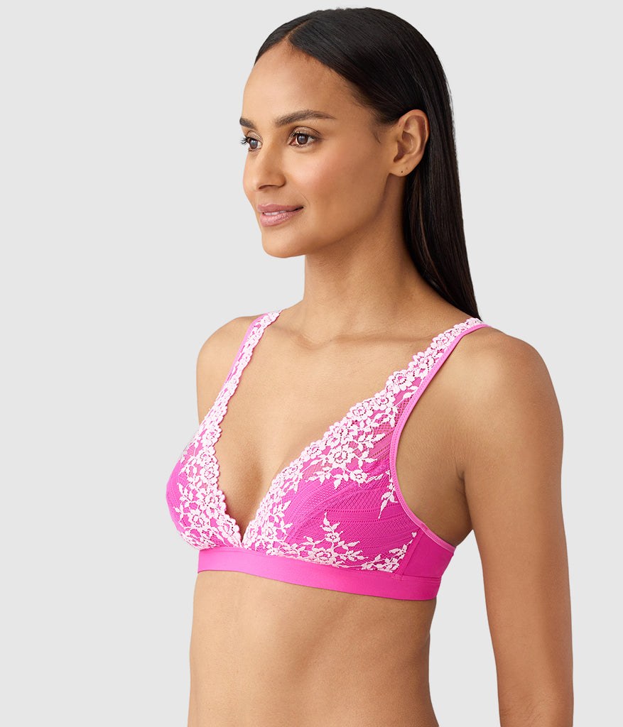 Embrace Lace® Wire Free Bralette - Wild Azalea/Cradle Pink | Wacoal Special Offer