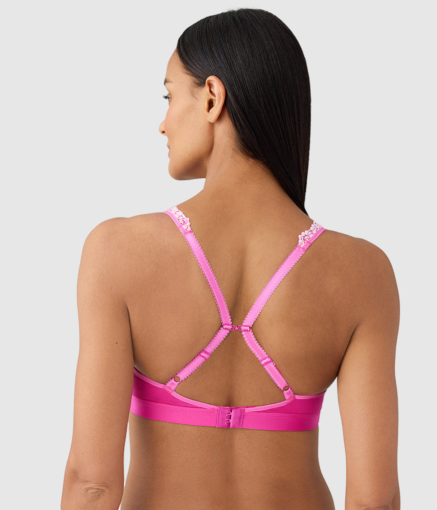 Embrace Lace® Wire Free Bralette - Wild Azalea/Cradle Pink | Wacoal Special Offer