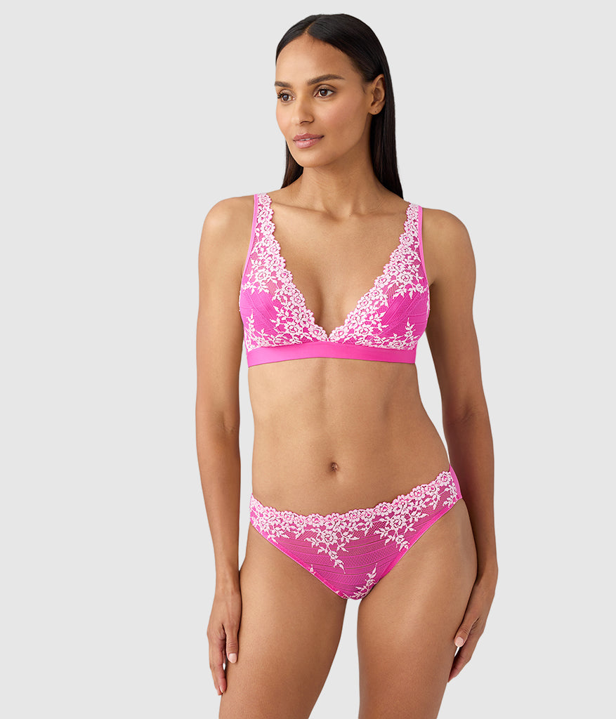Embrace Lace® Wire Free Bralette - Wild Azalea/Cradle Pink | Wacoal Special Offer
