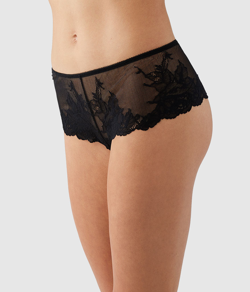 Vivid Attraction Tanga - Black | Wacoal Signature