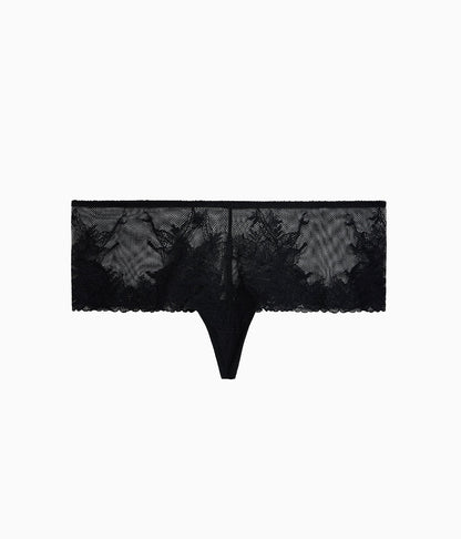 Vivid Attraction Tanga - Black | Wacoal Signature
