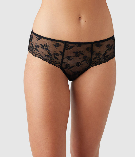 Lifted In Luxury Hipster - Black | Wacoal Discount