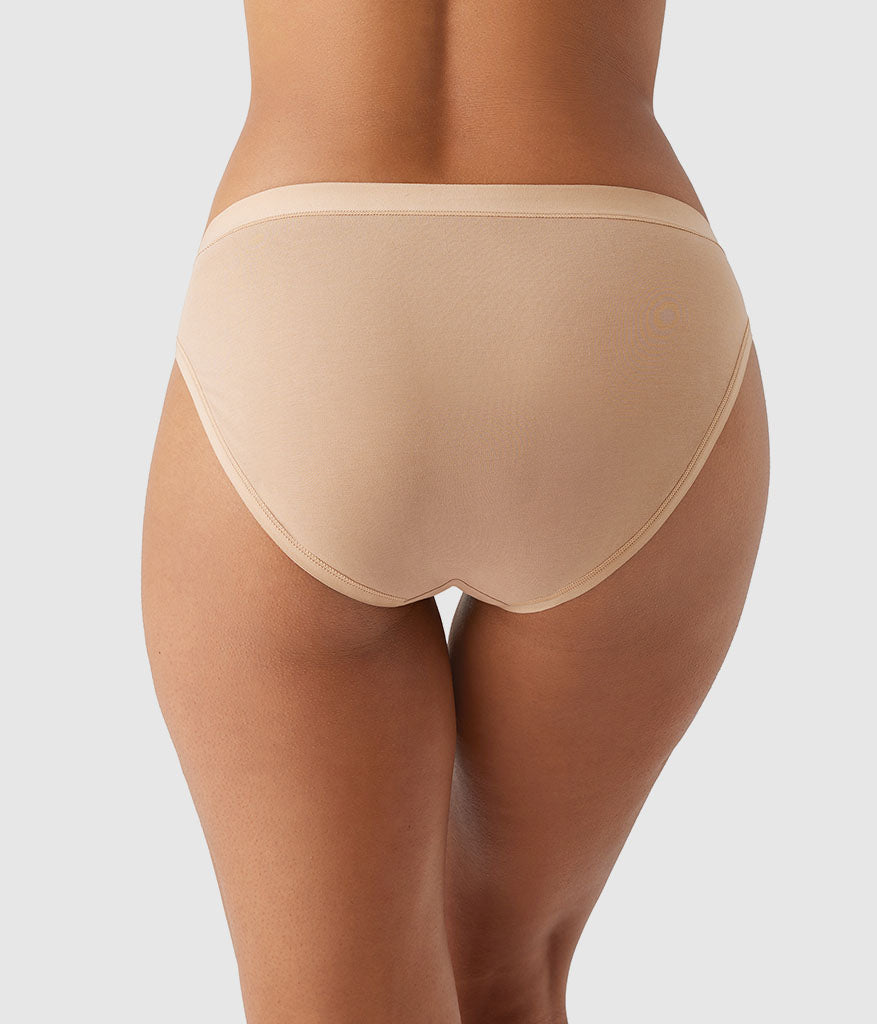 Understated Cotton Bikini - Praline | Wacoal Classic