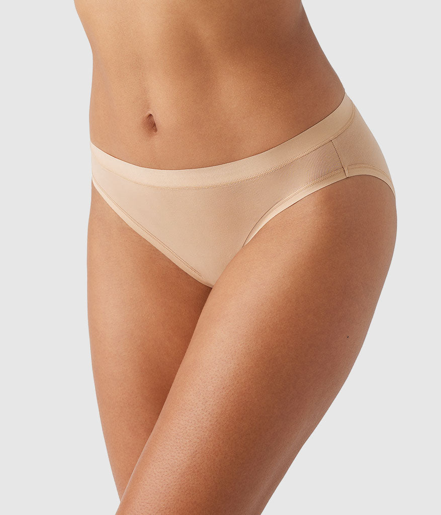 Understated Cotton Bikini - Praline | Wacoal Classic