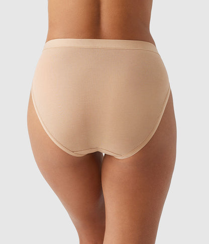 Understated Cotton Hi-Cut - Praline | Wacoal Discount