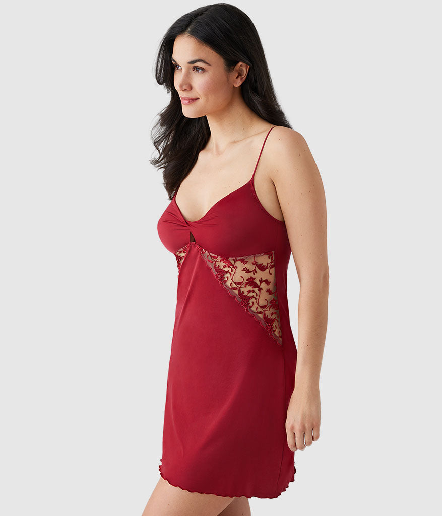 Dramatic Interlude Chemise - Deep Red | Wacoal Premium