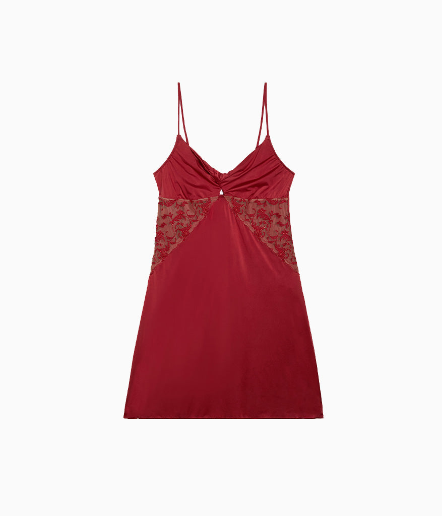Dramatic Interlude Chemise - Deep Red | Wacoal Premium