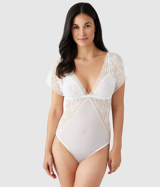 Lifted In Luxury Bodysuit - Egret | Wacoal Latest