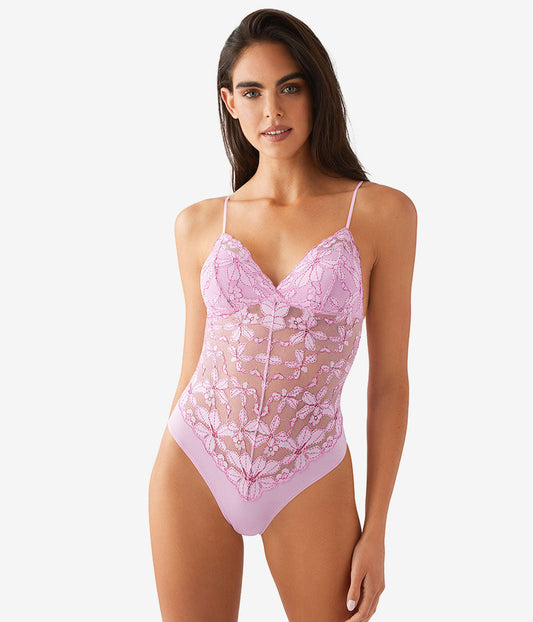 Feeling Famous Bodysuit - Pink Lavender/Very Berry | Wacoal Special Offer