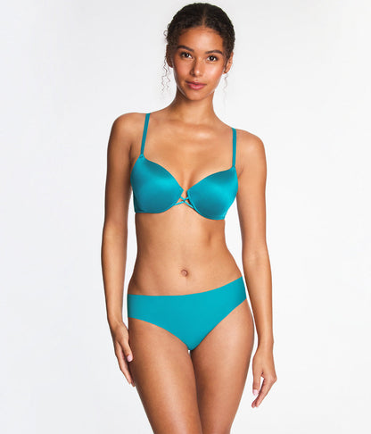 Undercover Plunge T-Shirt Bra - Deep Lake | Wacoal Trusted