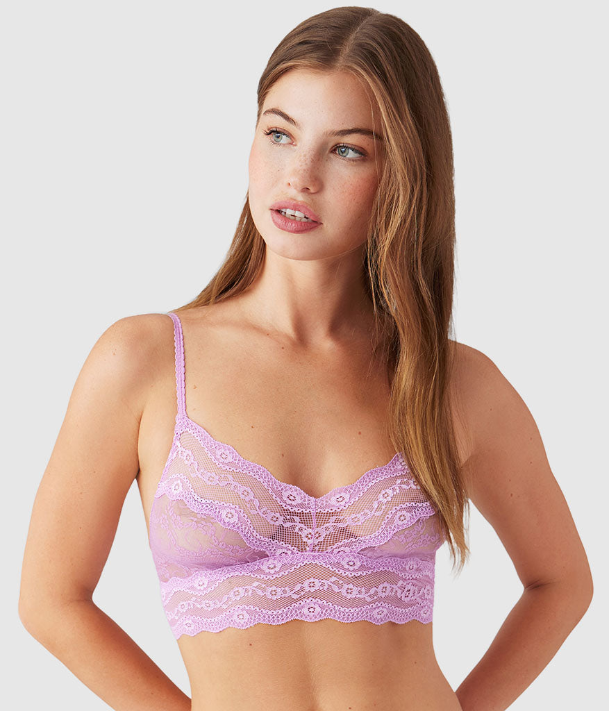 Lace Kiss Bralette - Smoky Grape | Wacoal New