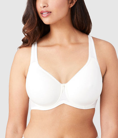 Basic Beauty Spacer Underwire T-Shirt Bra - White | Wacoal Great Value