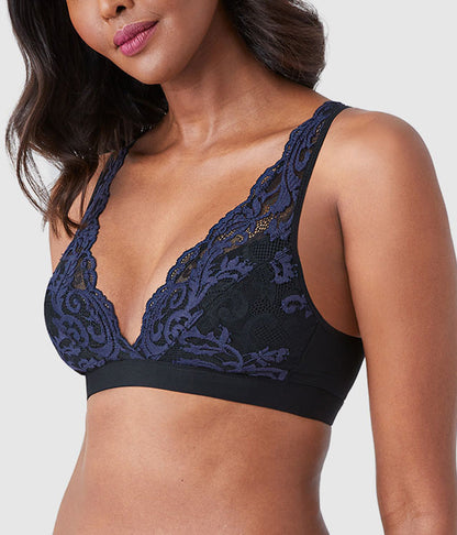 Instant Icon® Bralette - Black/Eclipse | Wacoal Signature