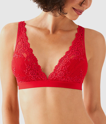 Embrace Lace® Wire Free Bralette - Equestrian Red | Wacoal Popular