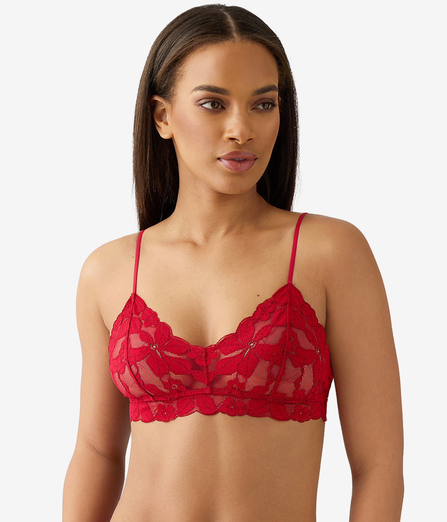 Feeling Famous Bralette - Chili Pepper/Biking Red | Wacoal Essential