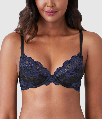 Instant Icon® Underwire Bra - Black/Eclipse | Wacoal Discount