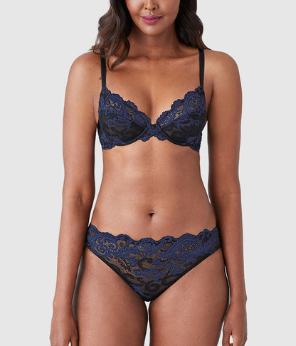 Instant Icon® Underwire Bra - Black/Eclipse | Wacoal Discount
