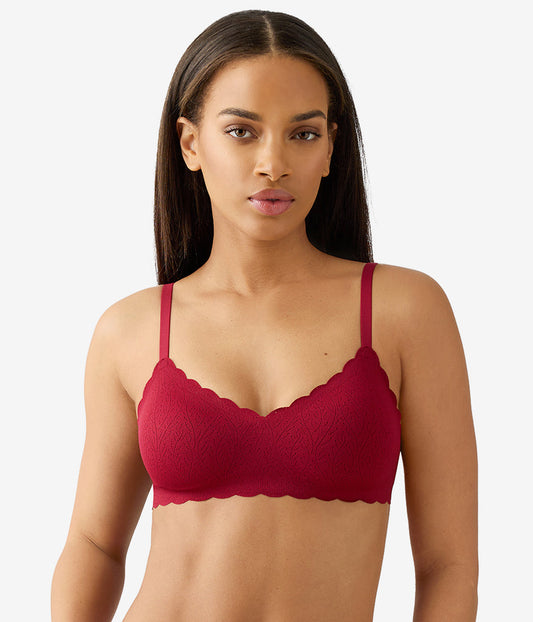b.wow'd Lace Wire Free Bra - Biking Red | Wacoal Recommended