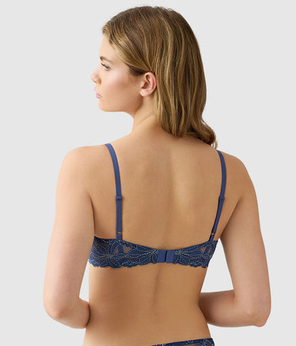 Feeling Famous Balconette Contour Bra - Crown Blue/ Blue Glow | Wacoal Hot Sale