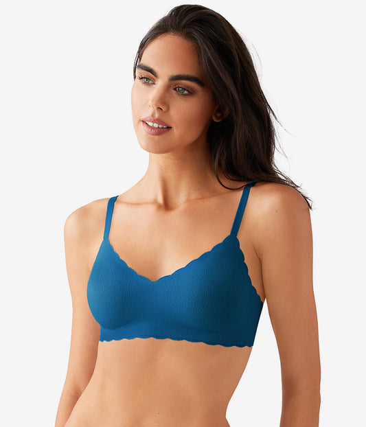 b.wow'd Lace Wire Free Bra - Moroccan Blue | Wacoal Smart Buy