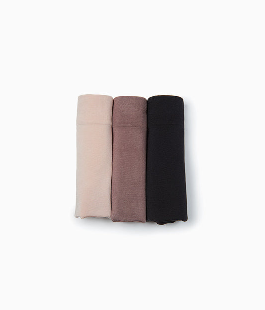 B-Smooth® Packaged Hi-Cut - Rose Dust/Deep Taupe/Black | Wacoal Great Value